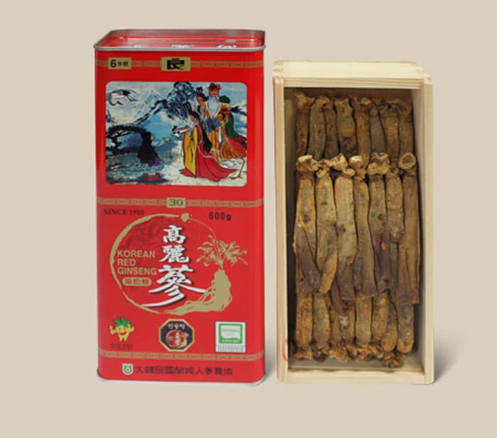 Hồng sâm củ khô 6 năm tuổi Han Sung Jung 150g của Hàn Quốc