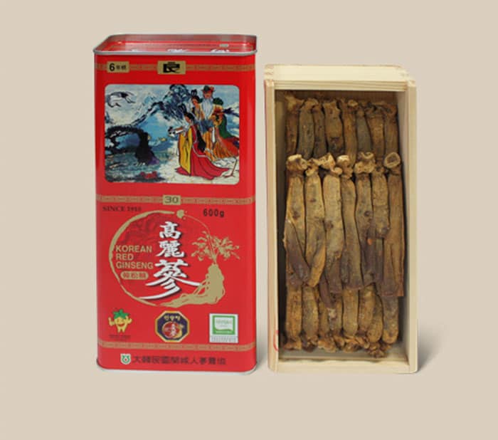 Hồng sâm củ khô 6 năm tuổi Han Sung Jung 600g